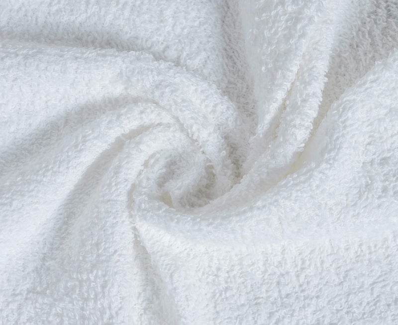 Softolle 100% Cotton Washcloths 24 Pack (12x12 Inches) Soft, Highly Absorbent Washcloth, Face Towels, Wash Cloths for Face, Ring Spun, Bulk Pack (White) - Image 3